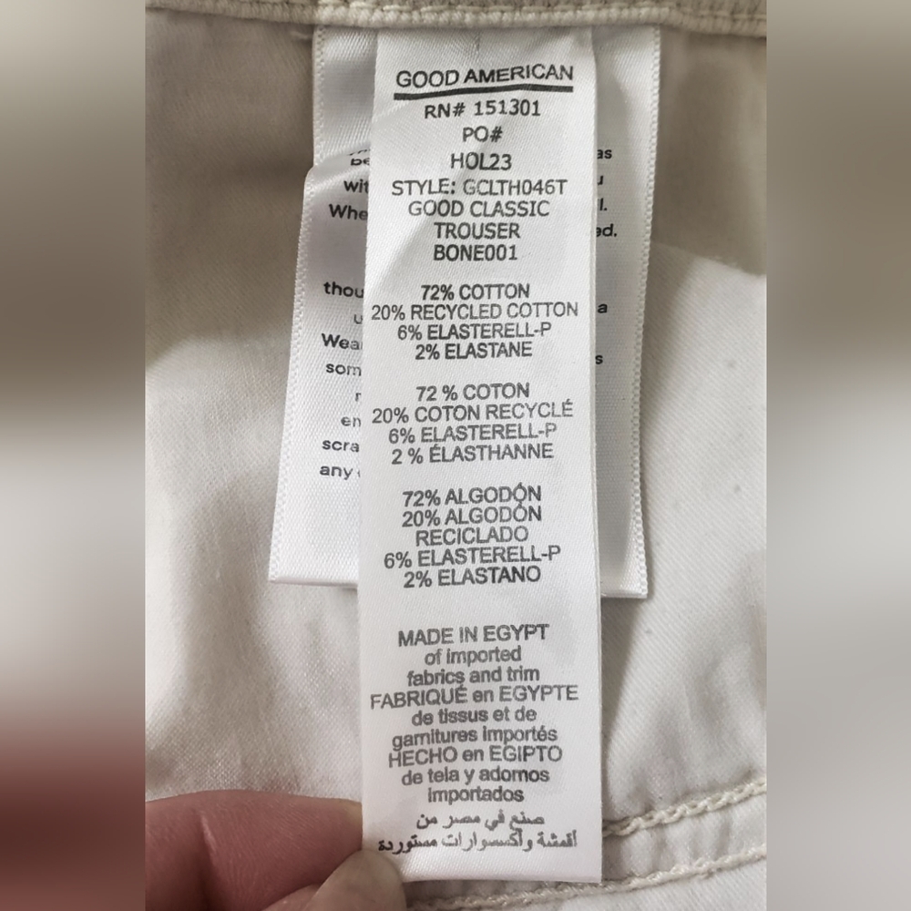 GOOD AMERICA Women's  Classic  Cream Jeans Size 8 /29 - Picture 7 of 10